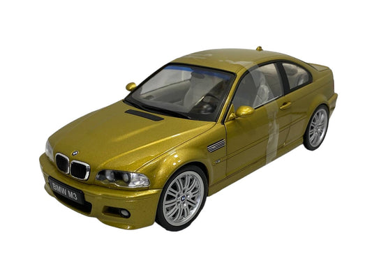 1/18 Diecast Solido BMW M3 E46 GOLD 2000 Scale Model Car|Sold in Dturman.com Dubai UAE.