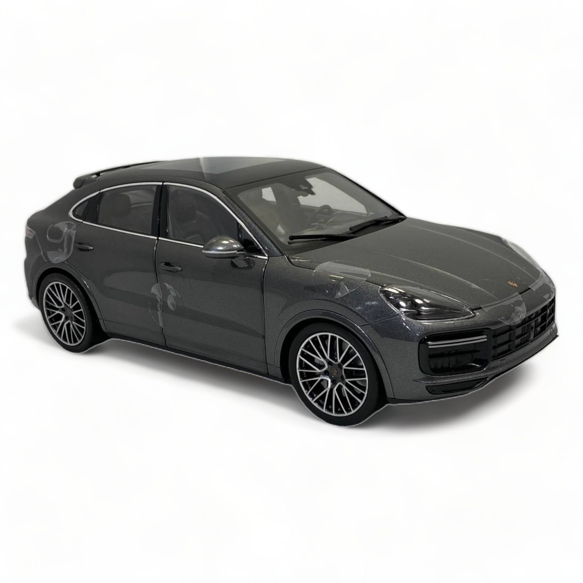 1/18 Diecast Norev Porsche CAYENNE TURBO COUPE 2019 in Grey Model Car|Sold in Dturman.com Dubai UAE.