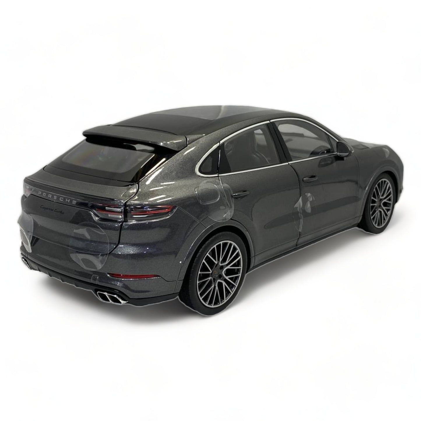 1/18 Diecast Norev Porsche CAYENNE TURBO COUPE 2019 in Grey Model Car|Sold in Dturman.com Dubai UAE.