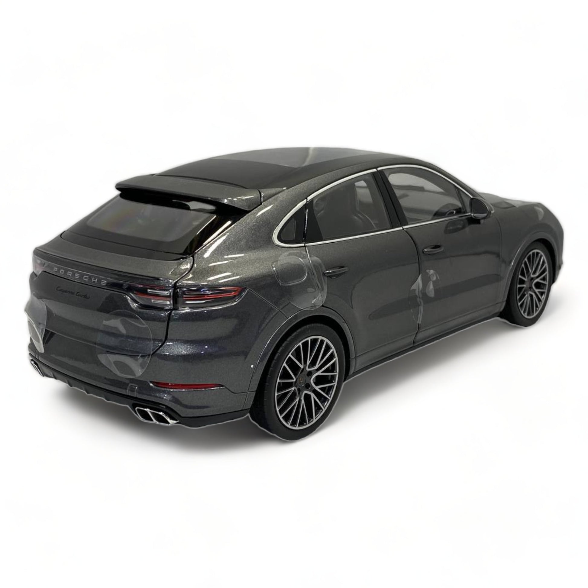 1/18 Diecast Norev Porsche CAYENNE TURBO COUPE 2019 in Grey Model Car|Sold in Dturman.com Dubai UAE.