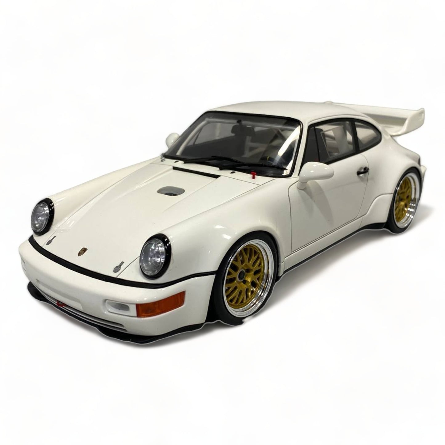 1/18 Diecast GT Spirit Porsche 911 RSR 964 in White Scale Model Car|Sold in Dturman.com Dubai UAE.