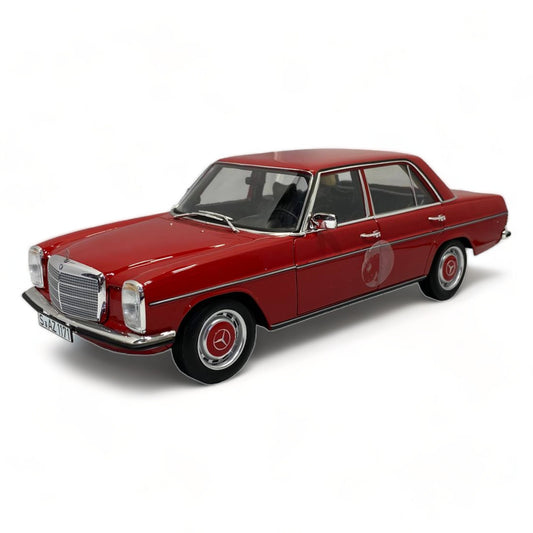 1/18 Diecast Norev Mercedes Benz 200 Red 1973 Scale Model Car|Sold in Dturman.com Dubai UAE.