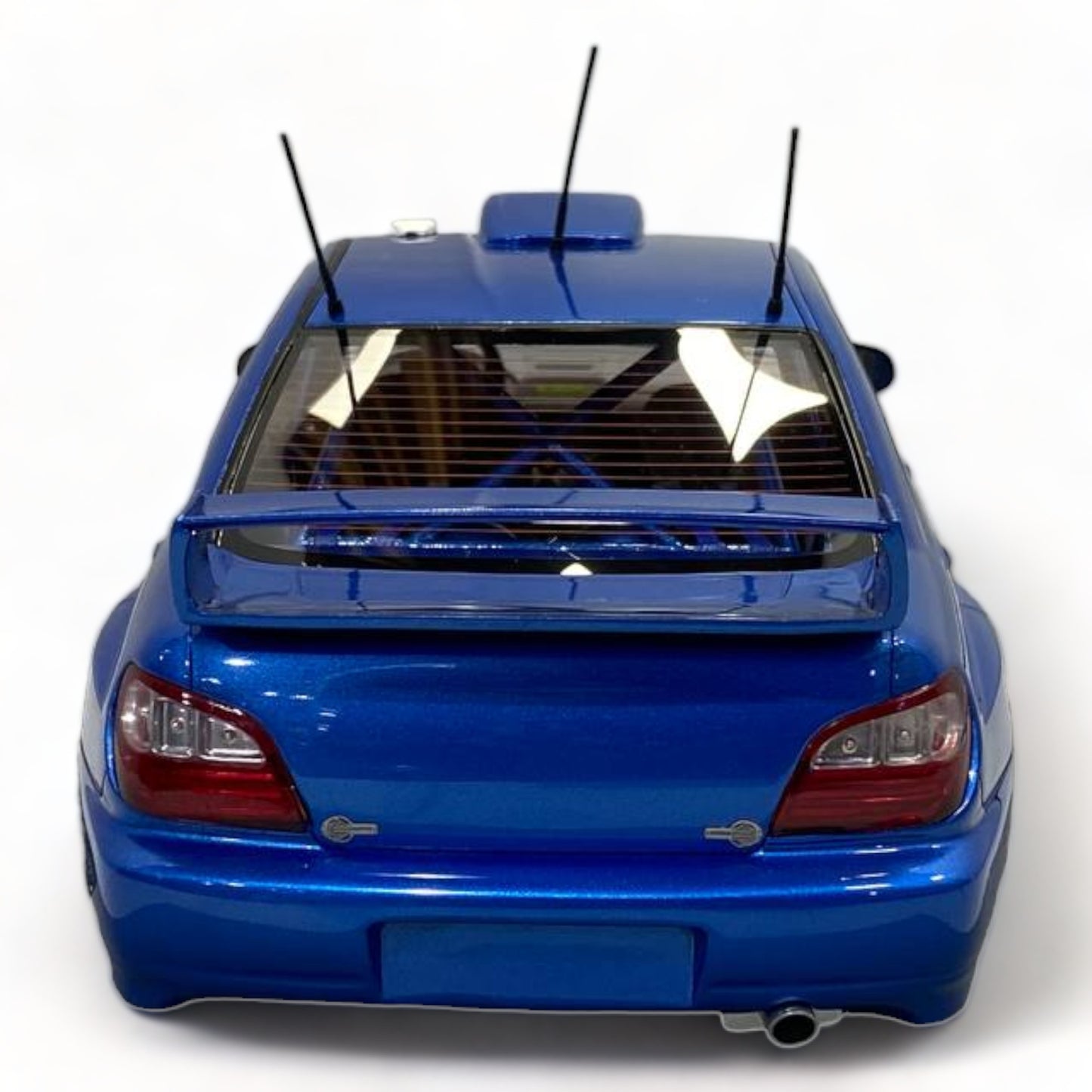 1/18 Diecast TOP MARQUES Subaru S7 Ready To Race Blue 2002|Sold in Dturman.com Dubai UAE.