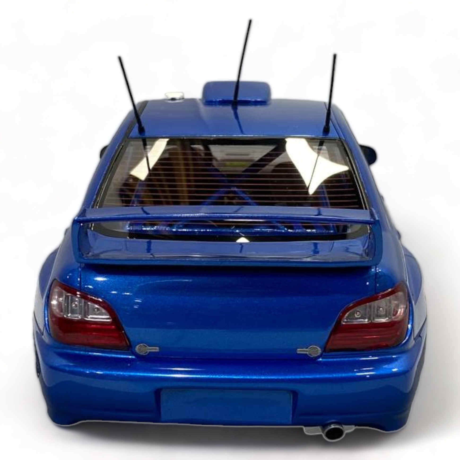 1/18 Diecast TOP MARQUES Subaru S7 Ready To Race Blue 2002|Sold in Dturman.com Dubai UAE.