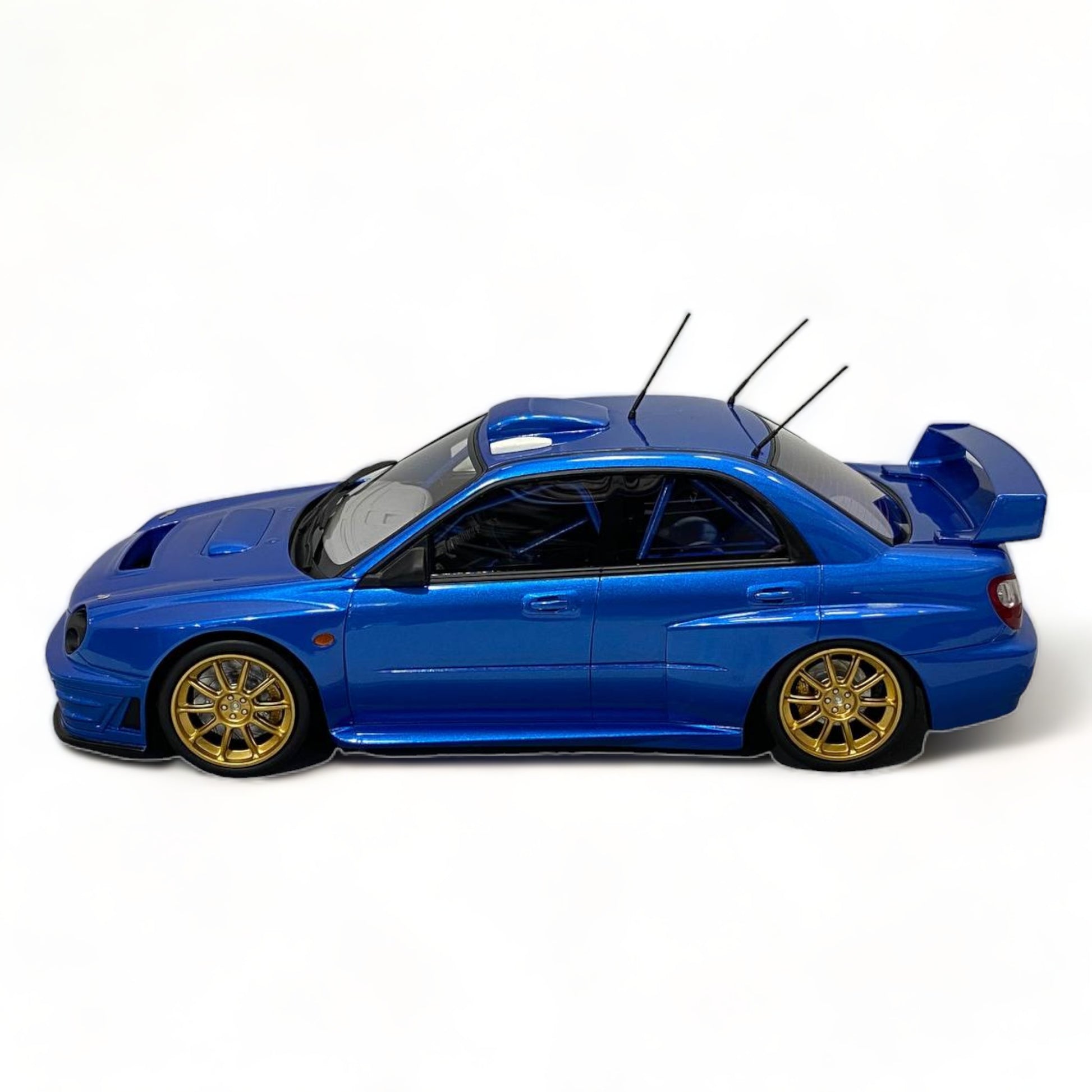 1/18 Diecast TOP MARQUES Subaru S7 Ready To Race Blue 2002|Sold in Dturman.com Dubai UAE.