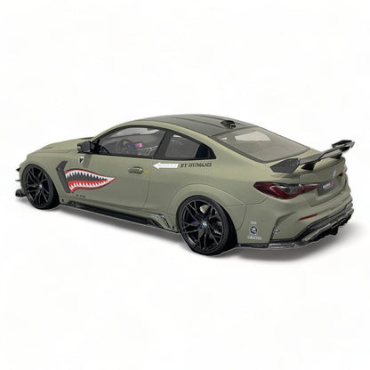 1/18 GLM BMW M4 Humans G82 Louisiana WBK Lizard Grey|Sold in Dturman.com Dubai UAE.