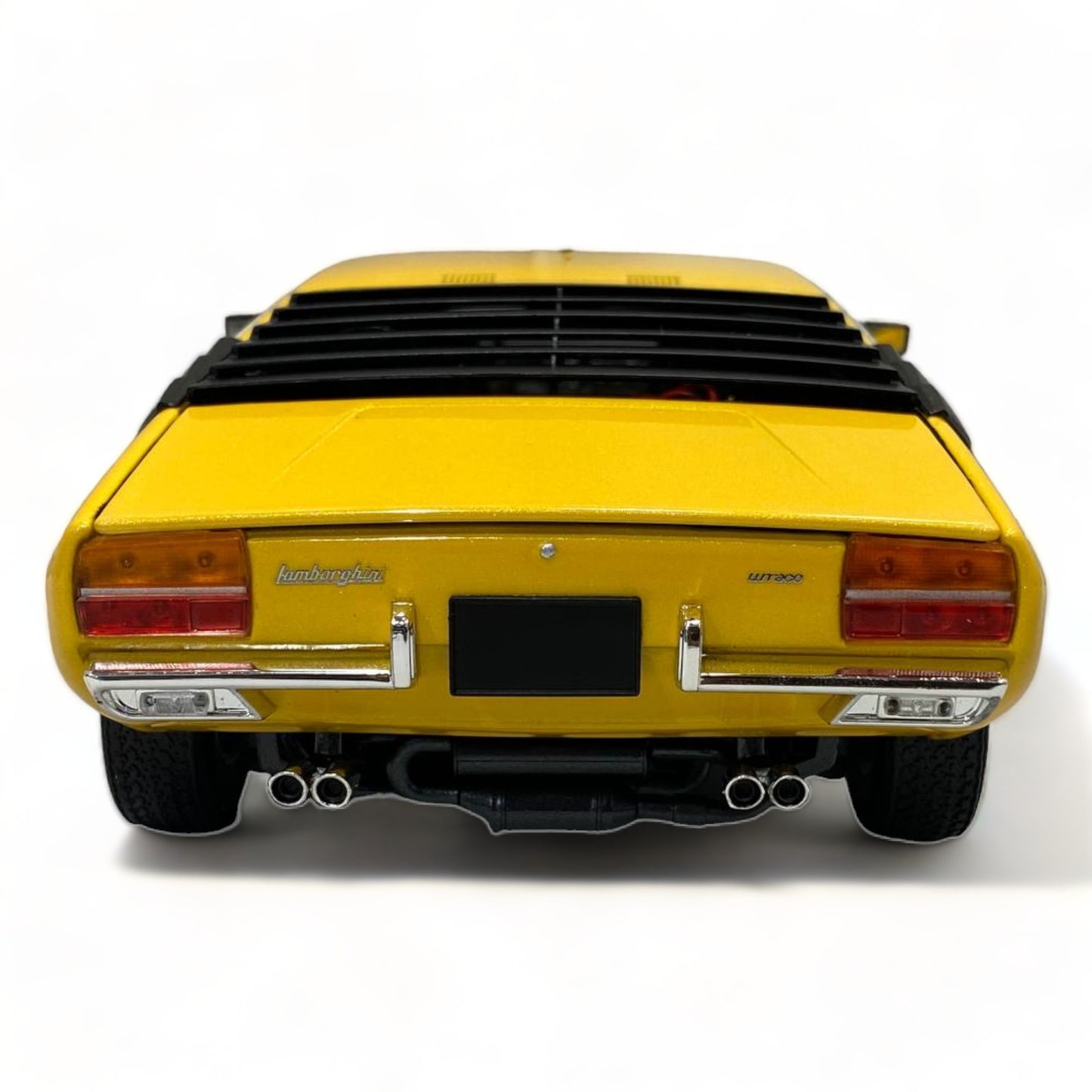 1/18 Diecast KYOSHO Lamborghini Urraco Yellow Scale Model Car