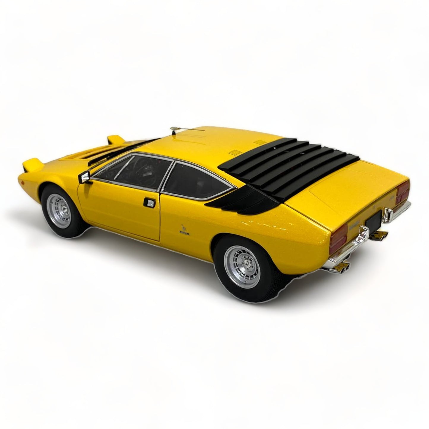 1/18 Diecast KYOSHO Lamborghini Urraco Yellow Scale Model Car