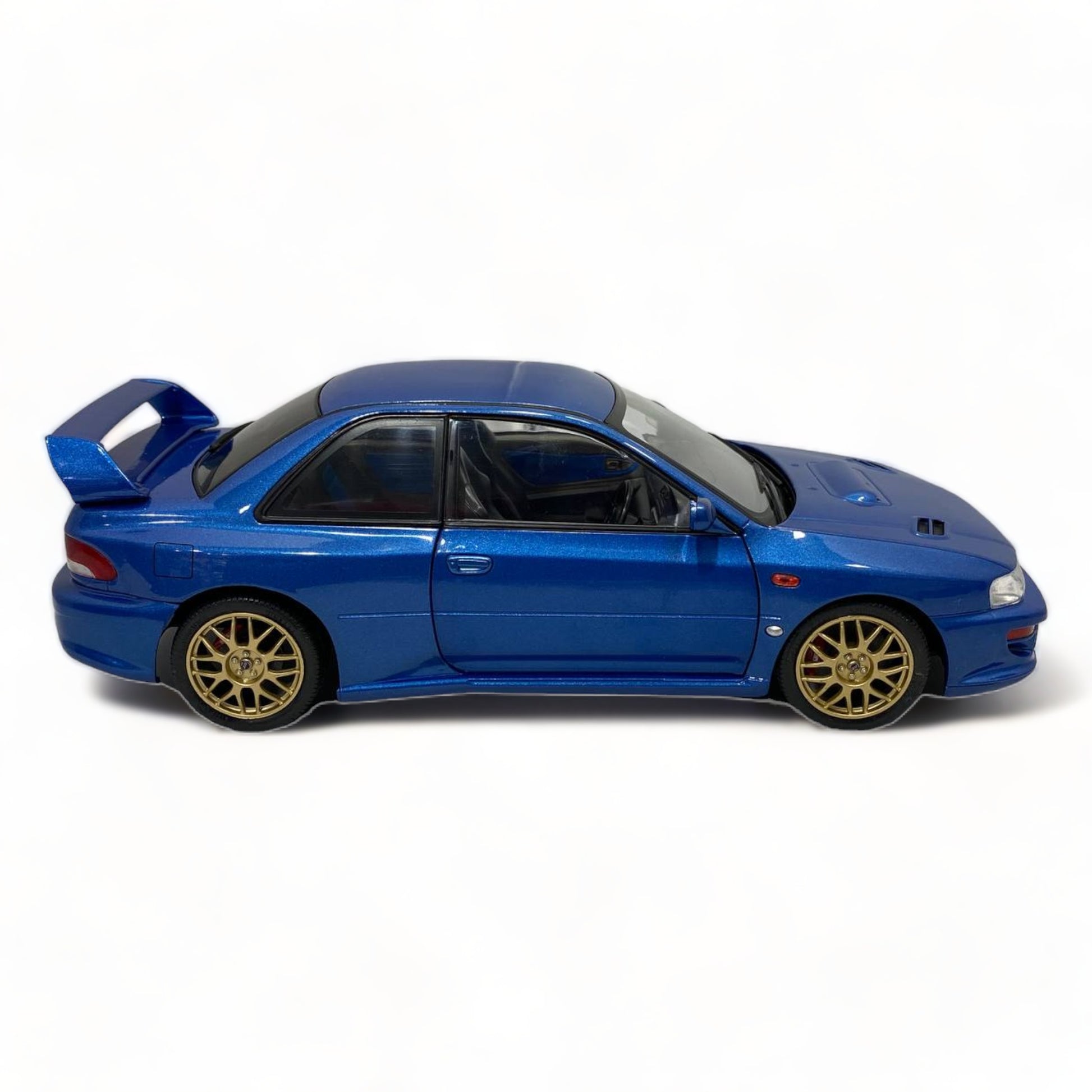 1/18 Solido Subaru Impreza 22B STI Version BLUE 1998 Model Car|Sold in Dturman.com Dubai UAE.