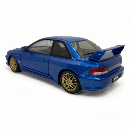 1/18 Solido Subaru Impreza 22B STI Version BLUE 1998 Model Car|Sold in Dturman.com Dubai UAE.