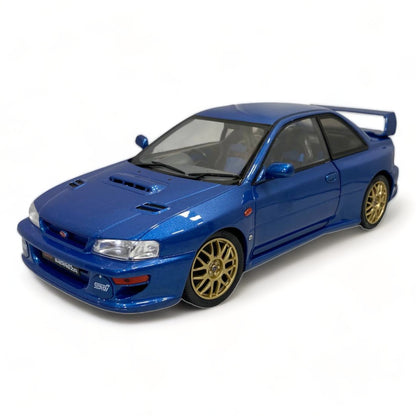 1/18 Solido Subaru Impreza 22B STI Version BLUE 1998 Model Car|Sold in Dturman.com Dubai UAE.