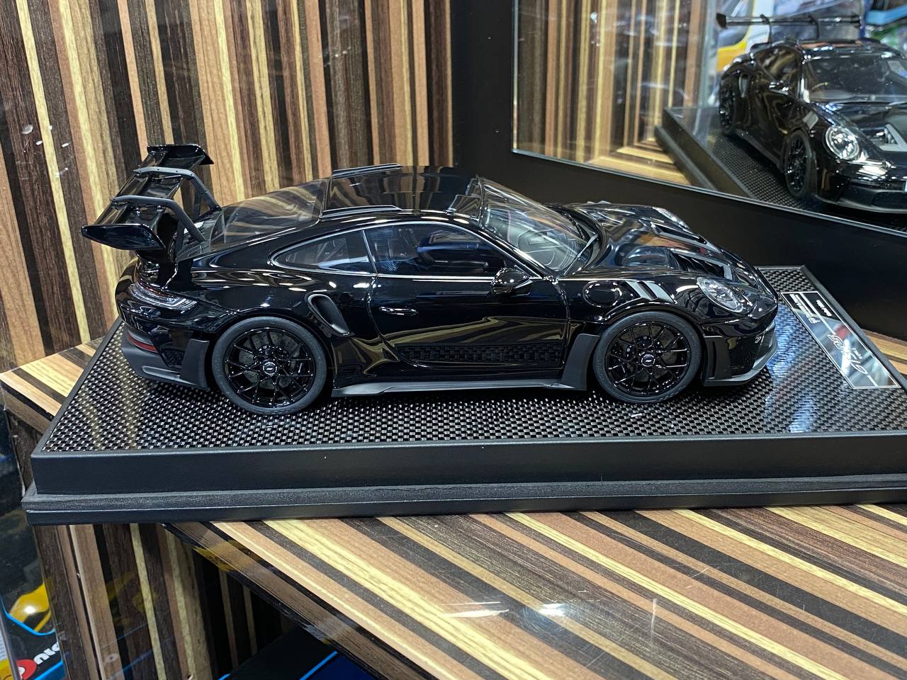 1/18 Resin Timothy & Pierre Porsche 911 GT3 RS  Black Miniature Model Car