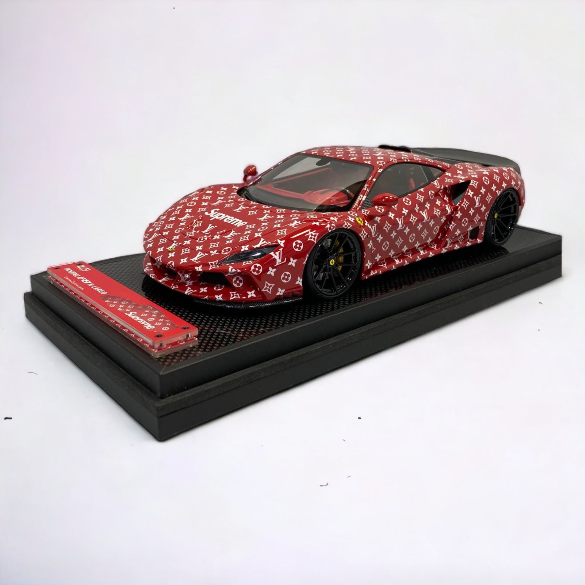 1/18 Resin Ivy Virtue Ferrari Novitec F8 N-Largo Red Scale Model Car