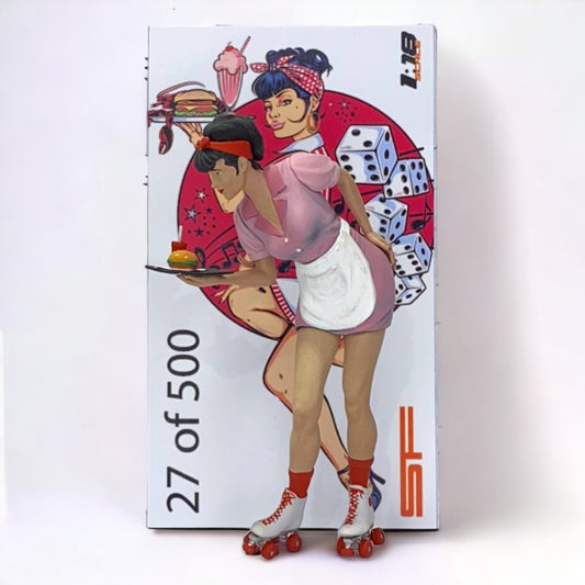 1/18 WAITRESS GIRL Figure - Action Figure by SF|Sold in Dturman.com Dubai UAE.
