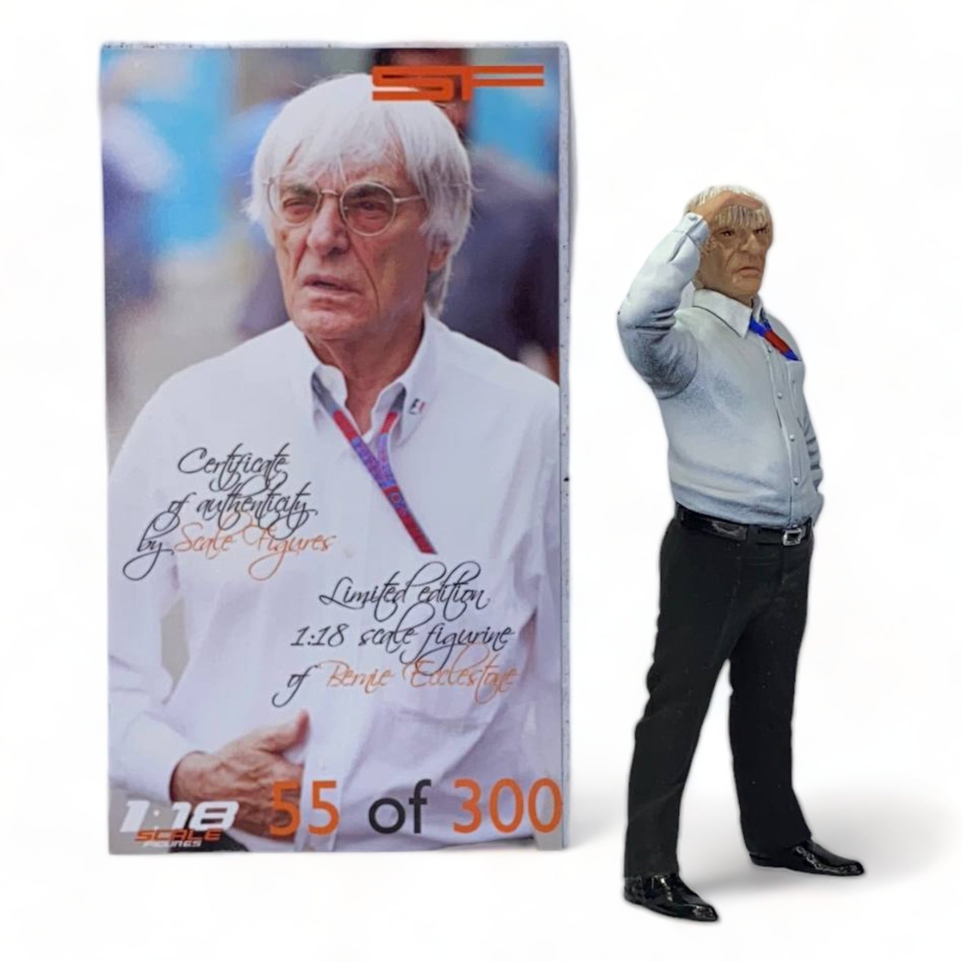 Bernie Ecclestone F1 Owner Figure- Action Figure by SF|Sold in Dturman.com Dubai UAE.