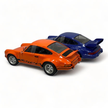 1/18 Solido Porsche 911 RSR ORANGE & 964 RS BLUE PACK ORANGE & BLUE Model Car|Sold in Dturman.com Dubai UAE.