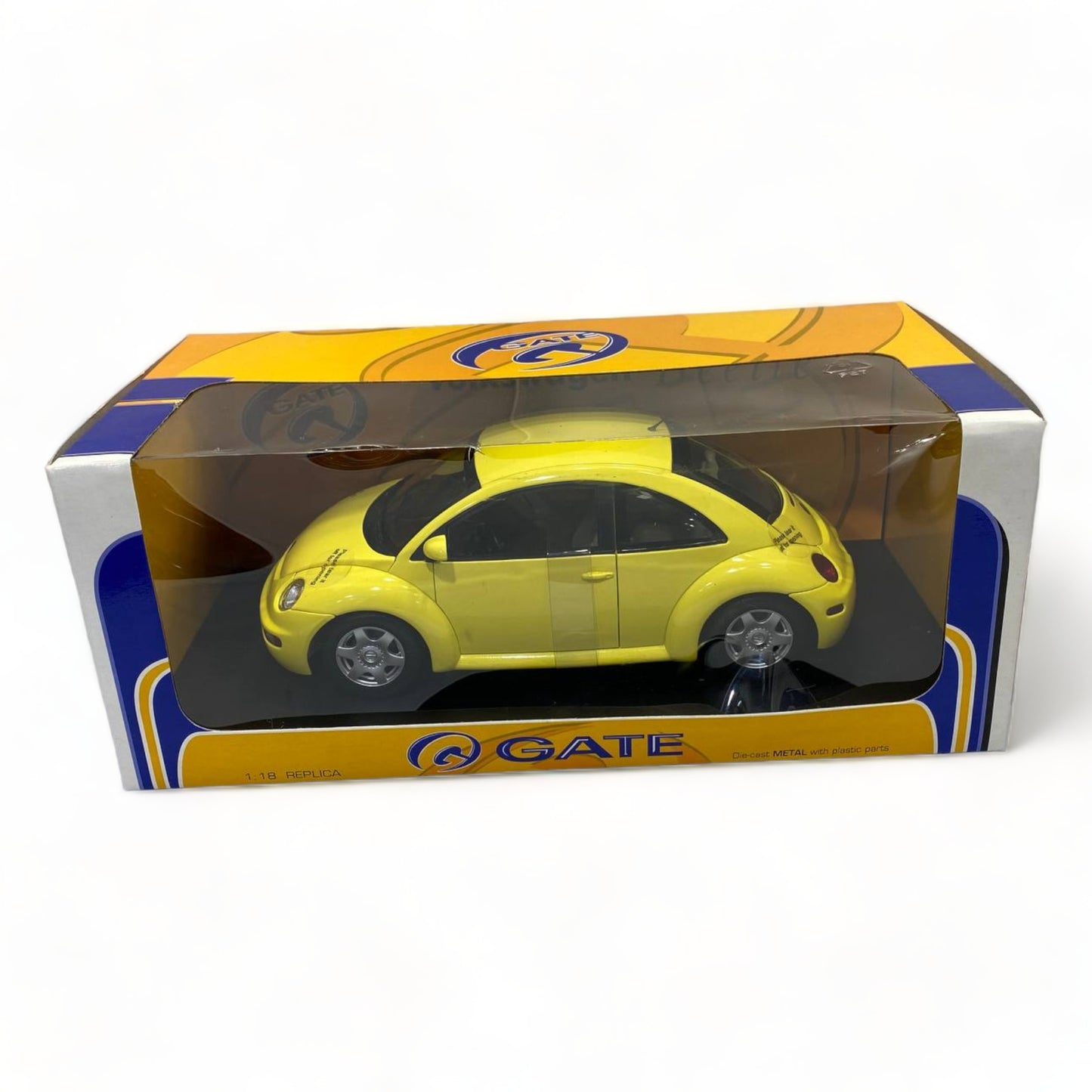 1/18 GATE G Volkswagen BEETLE COUPE YELLOW Model Car