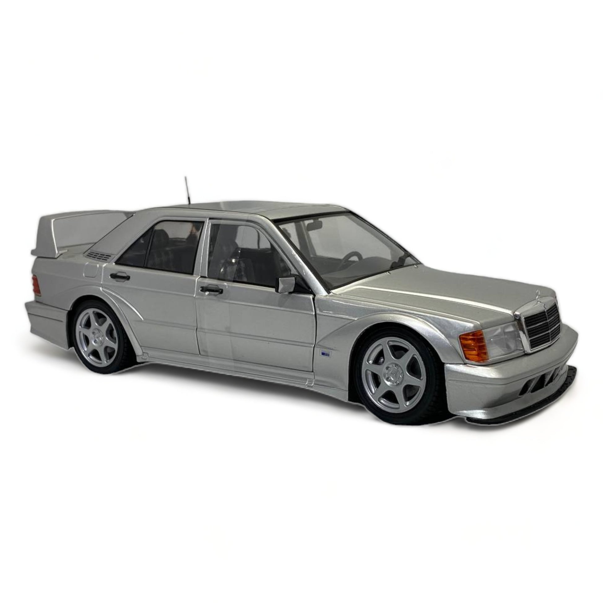 1/18 Solido Mercedes benz 190E 2,5 -16 EVOLUTION II SILVER Model Car|Sold in Dturman.com Dubai UAE.