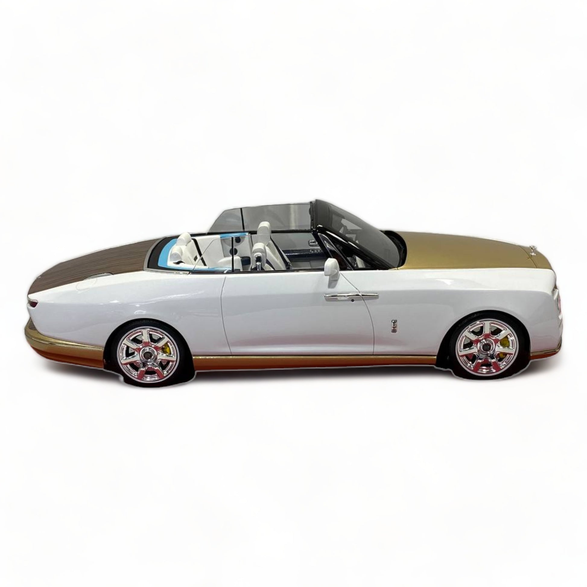 1/18 Rolls-Royce BOAT TAIL WHITE Scale Model Car|Sold in Dturman.com Dubai UAE.