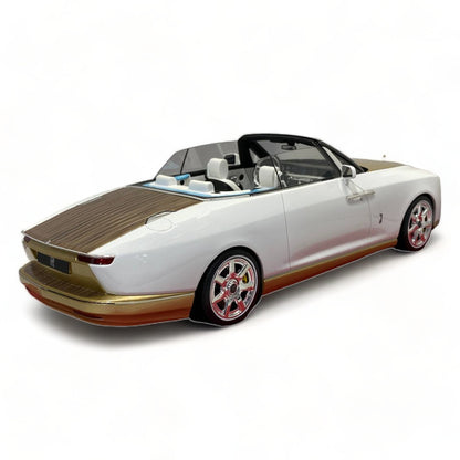 1/18 Rolls-Royce BOAT TAIL WHITE Scale Model Car|Sold in Dturman.com Dubai UAE.