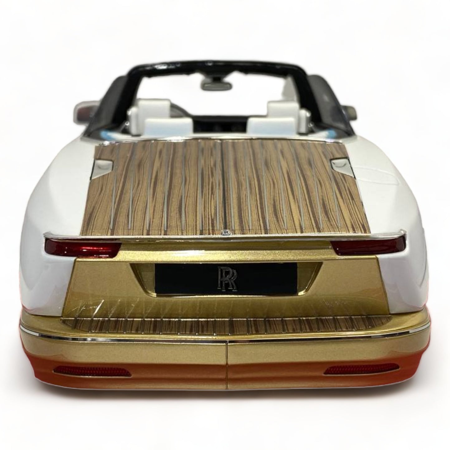 1/18 Rolls-Royce BOAT TAIL WHITE Scale Model Car|Sold in Dturman.com Dubai UAE.