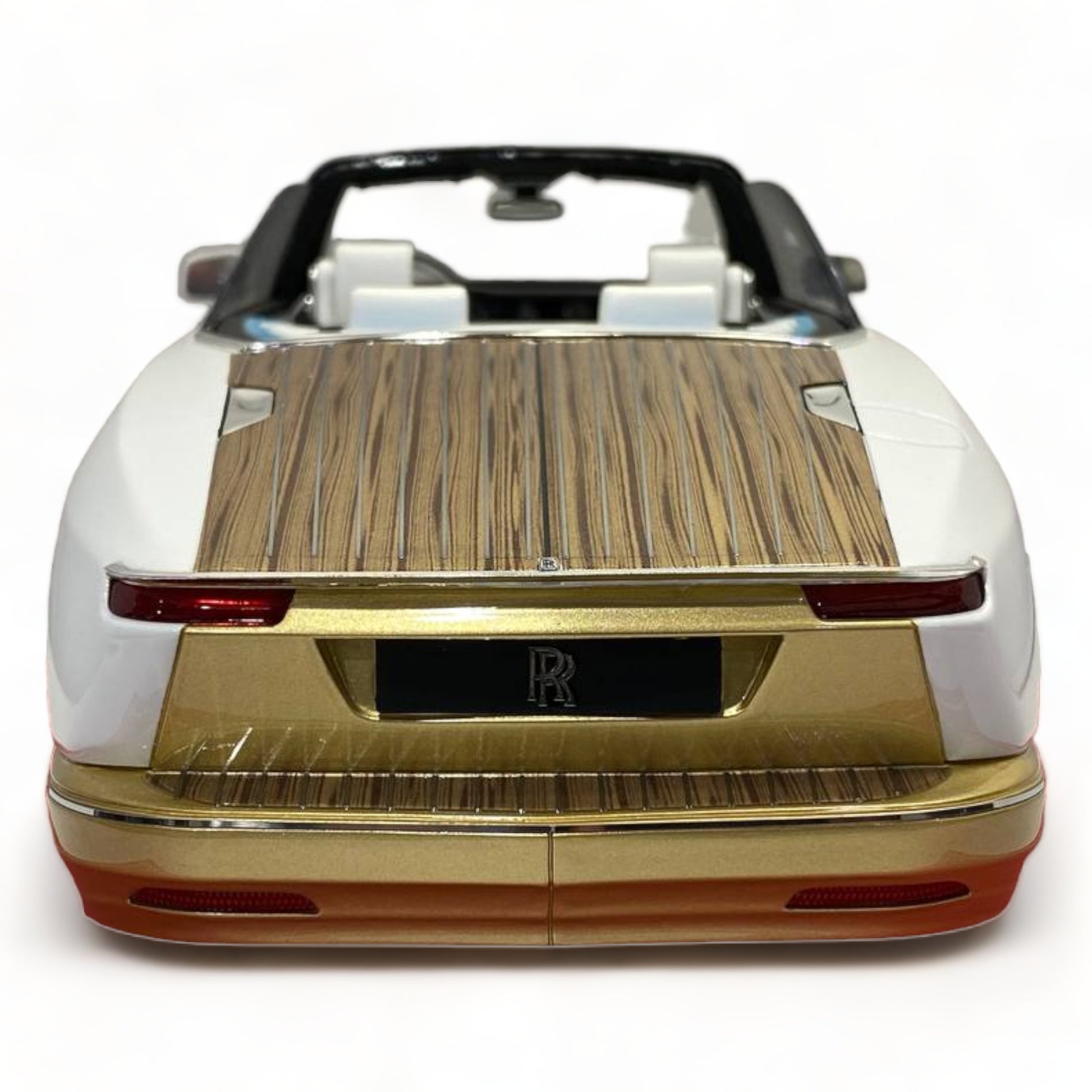 1/18 Rolls-Royce BOAT TAIL WHITE Scale Model Car|Sold in Dturman.com Dubai UAE.