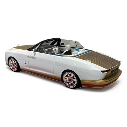 1/18 Rolls-Royce BOAT TAIL WHITE Scale Model Car|Sold in Dturman.com Dubai UAE.
