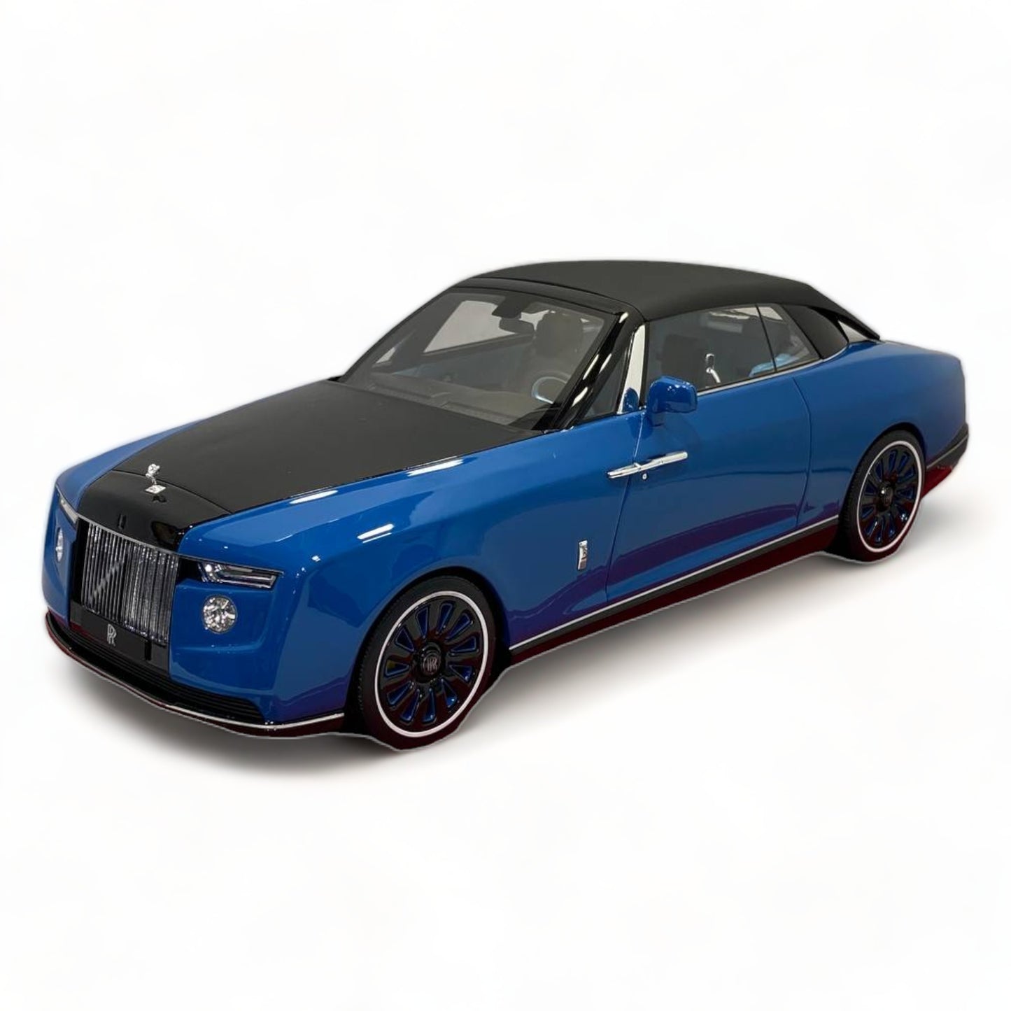 1/18 Rolls-Royce BOAT TAIL Blue Scale Model Car|Sold in Dturman.com Dubai UAE.