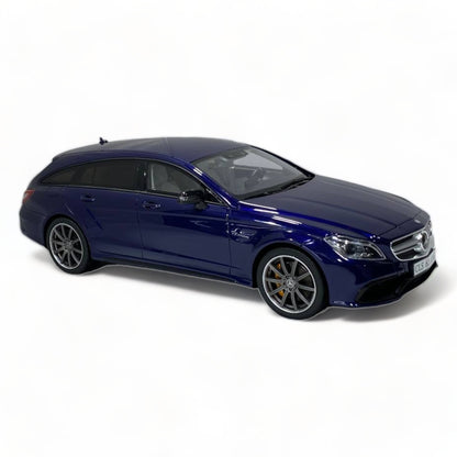 1/18 Mercedes Benz AMG CLS 63 Shooting Brake Blue Scale Model Car|Sold in Dturman.com Dubai UAE.