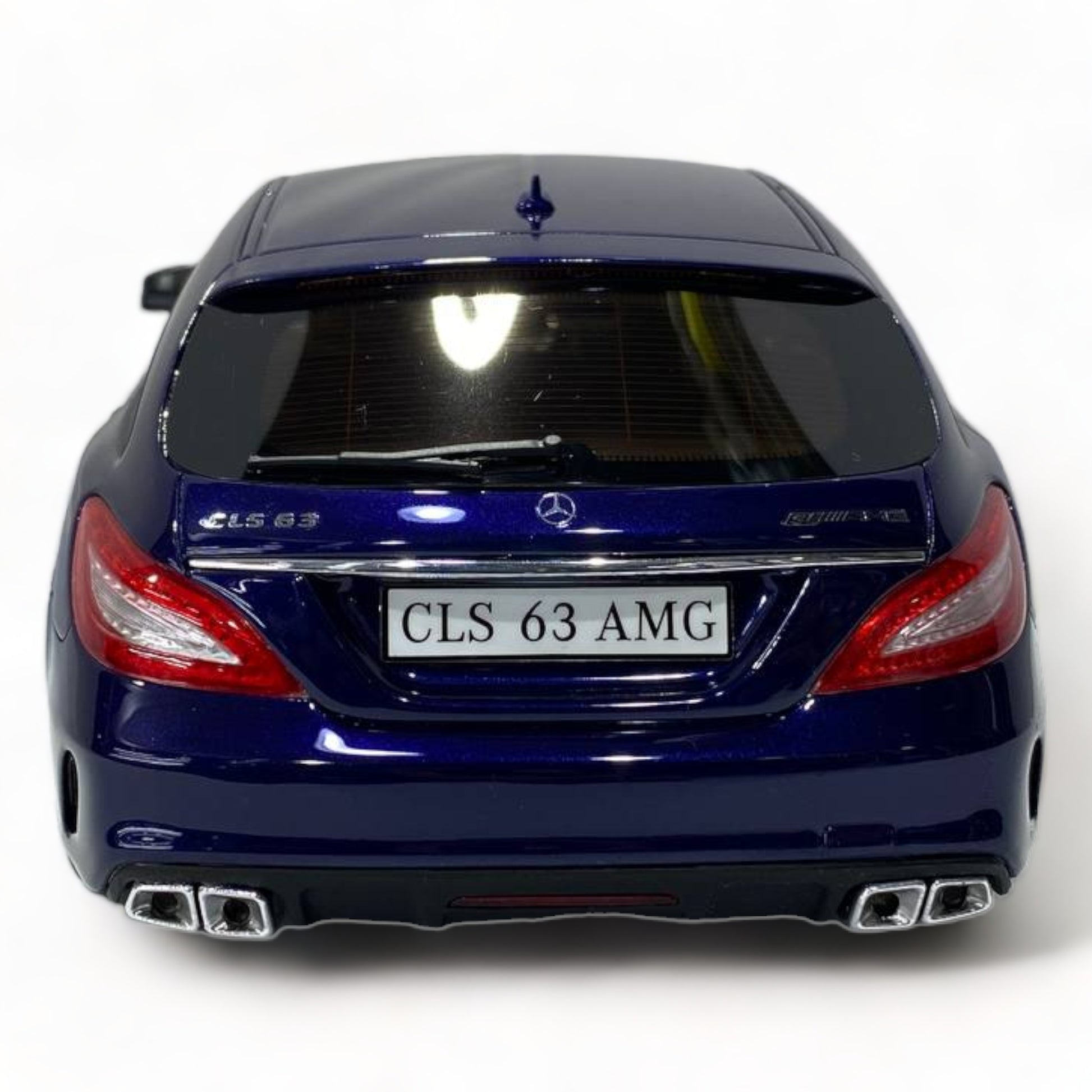 1/18 Mercedes Benz AMG CLS 63 Shooting Brake Blue Scale Model Car