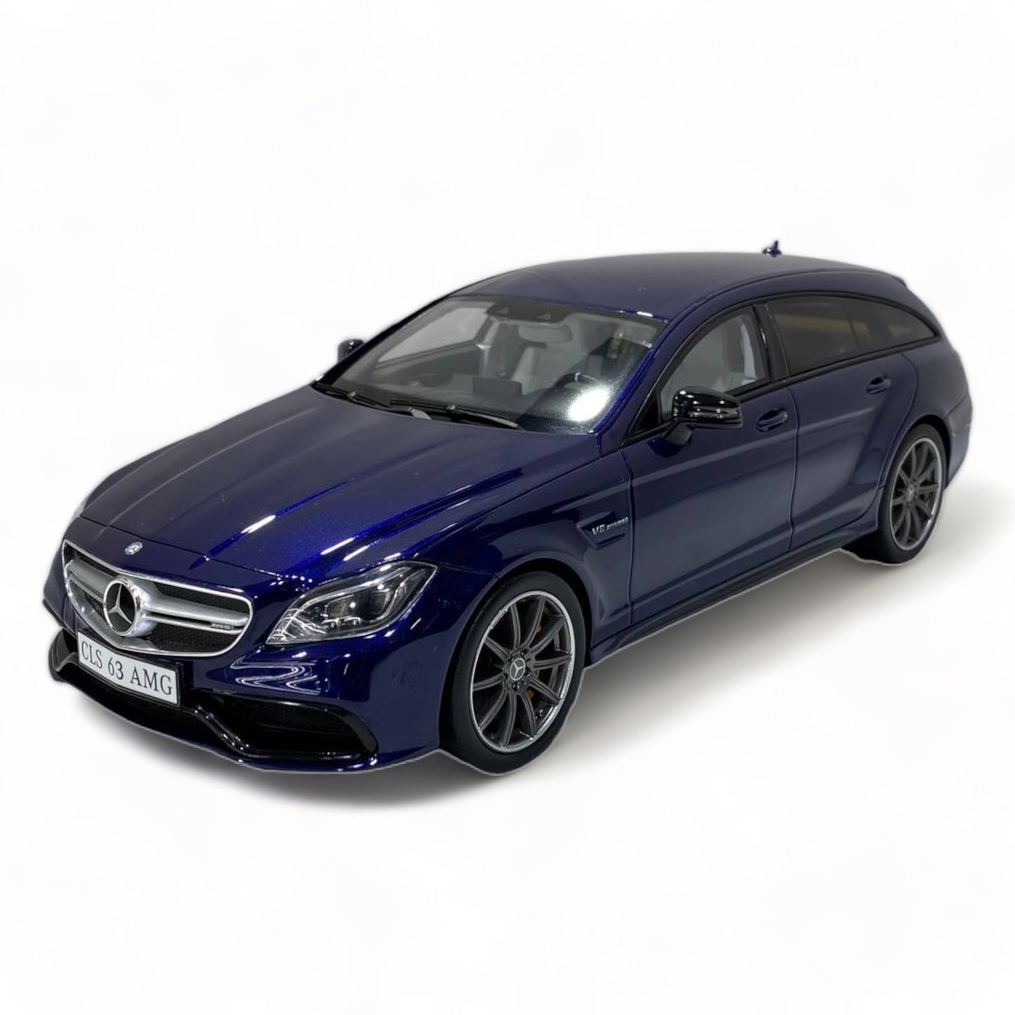 1/18 Mercedes Benz AMG CLS 63 Shooting Brake Blue Scale Model Car