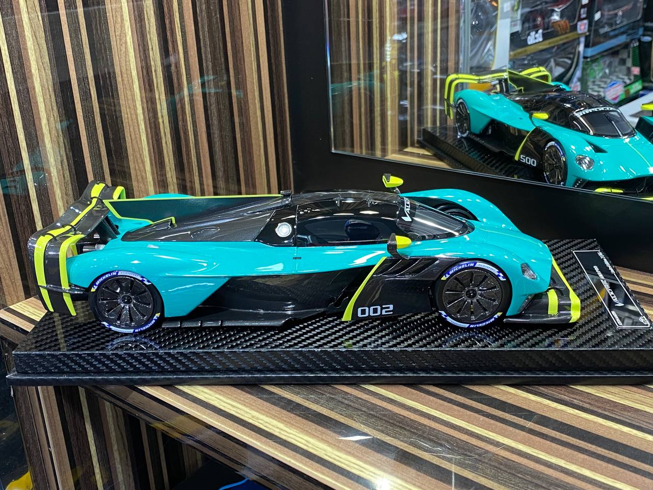 1/18 VIP Models - Aston Martin VALKYRIE AMRPRO (GREEN) Scaled Model Car|Sold in Dturman.com Dubai UAE.