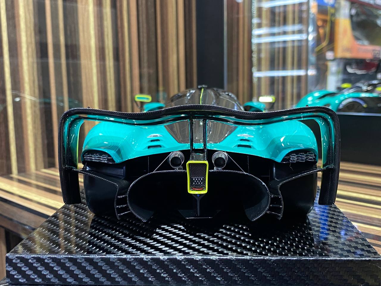 1/18 VIP Models - Aston Martin VALKYRIE AMRPRO (GREEN) Scaled Model Car|Sold in Dturman.com Dubai UAE.