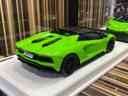 1/18 Make Up - Lamborghini Aventador S Roadster (Green - Verde Scandal)|Sold in Dturman.com Dubai UAE.