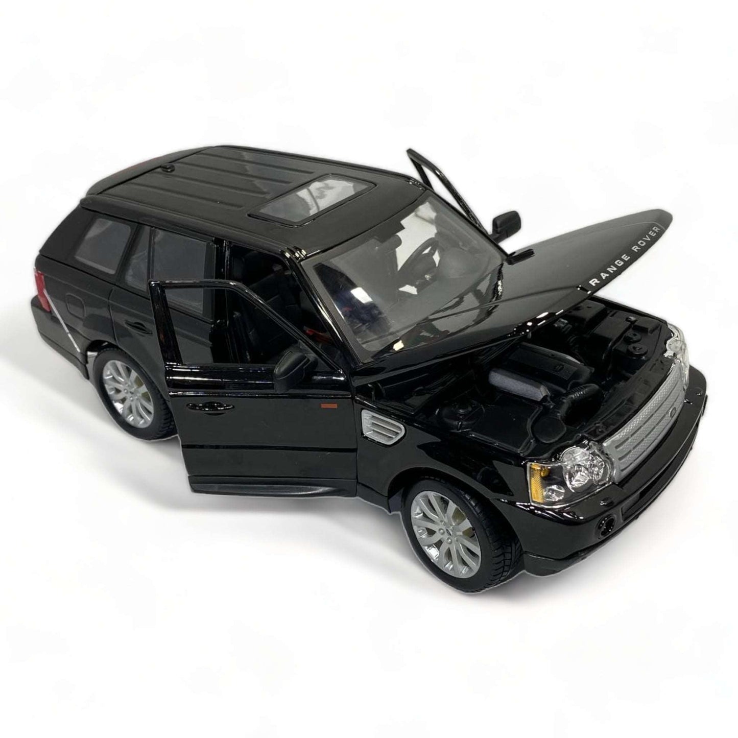 1/18 Diecast  Bburago Land Rover - Range Rover Sport (Black) Scale Model Car|Sold in Dturman.com Dubai UAE.