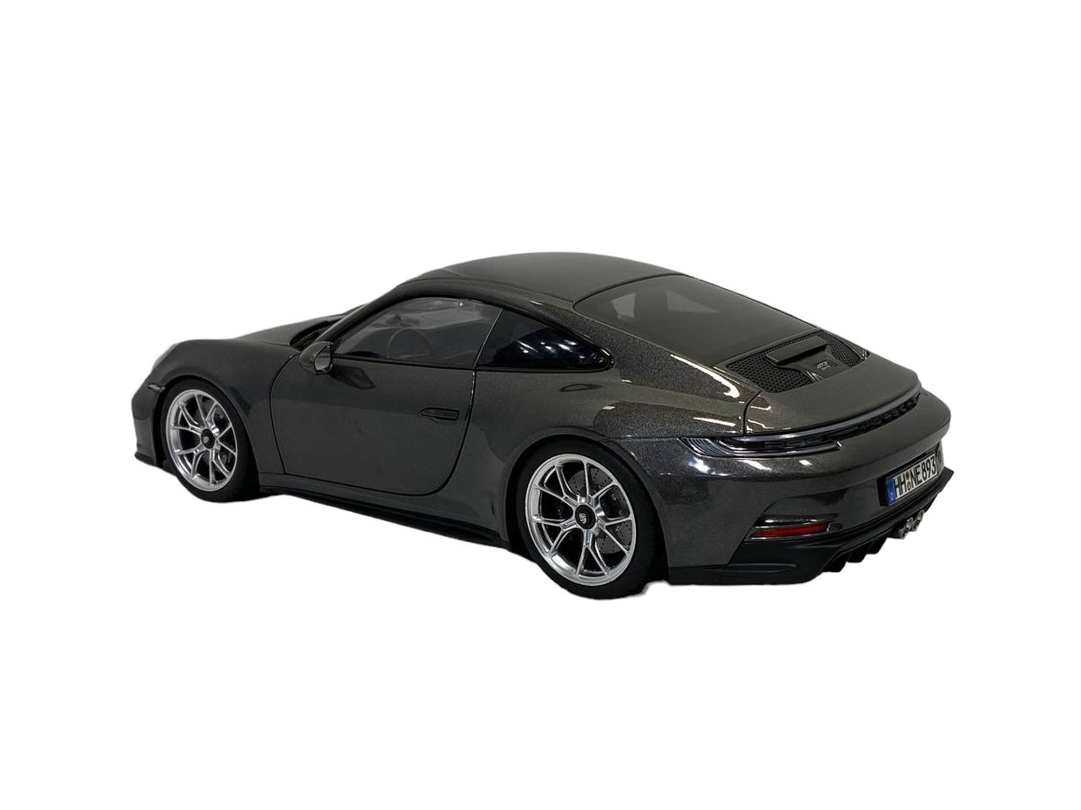 Grey Scale Model 1/18 Metal Diecast Norev Porsche 911 GT3 Metallic Grey Scale Model Car ...
