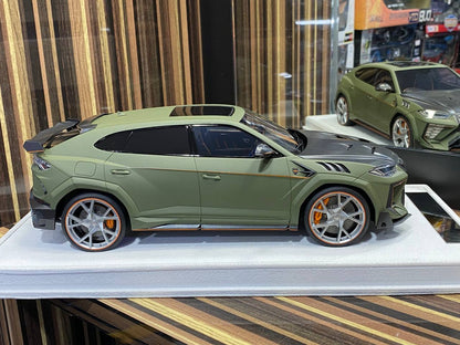 1/18 Timothy & Pierre Lamborghini URUS Venatus Green Matt Resin Model Car|Sold in Dturman.com Dubai UAE.