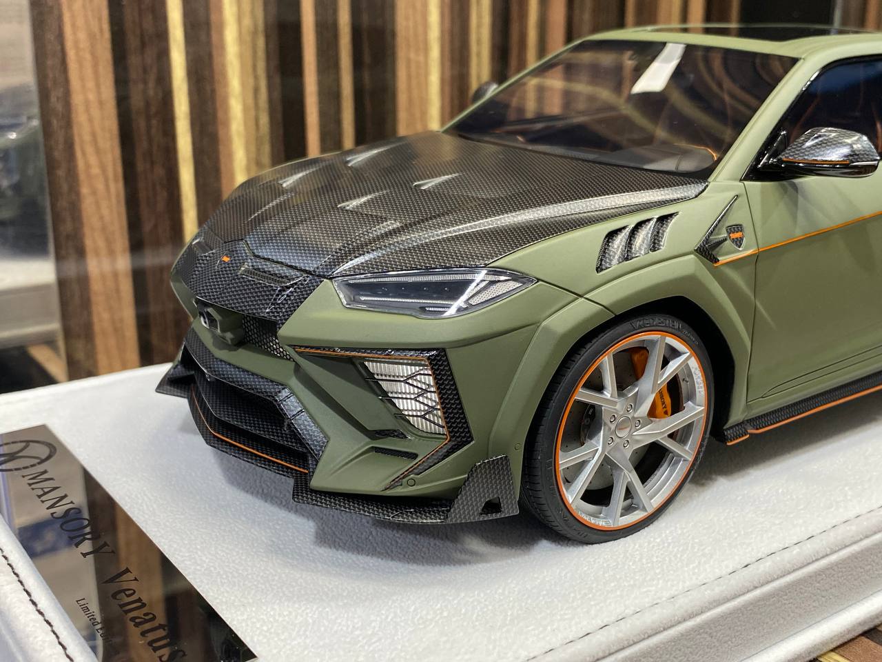 1/18 Timothy & Pierre Lamborghini URUS Venatus Green Matt Resin Model Car|Sold in Dturman.com Dubai UAE.