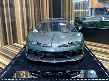 1/18 Diecast Bugatti Mansory Cabrera - Green Model Car|Sold in Dturman.com Dubai UAE.