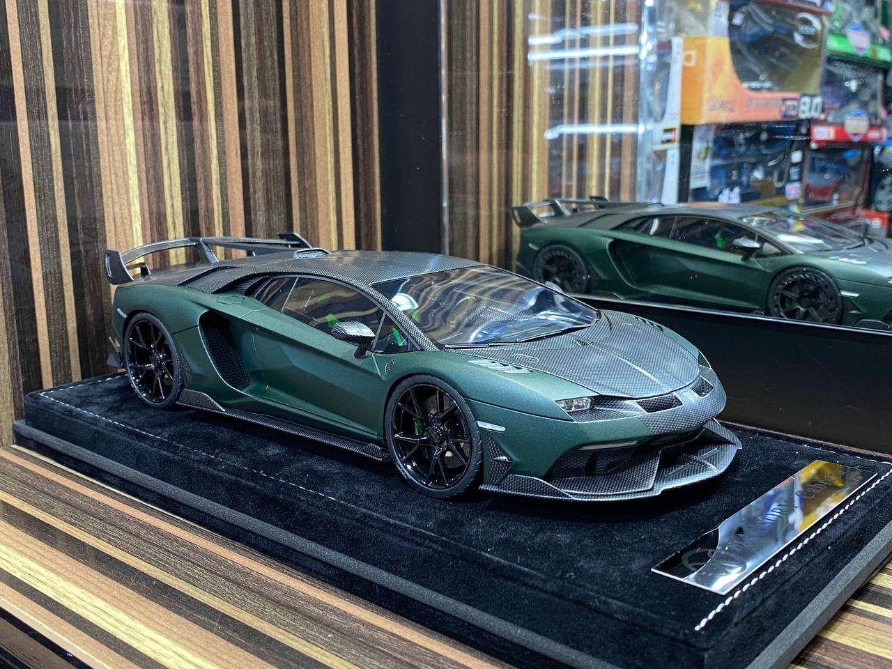 1/18 Diecast Bugatti Mansory Cabrera - Green Model Car|Sold in Dturman.com Dubai UAE.