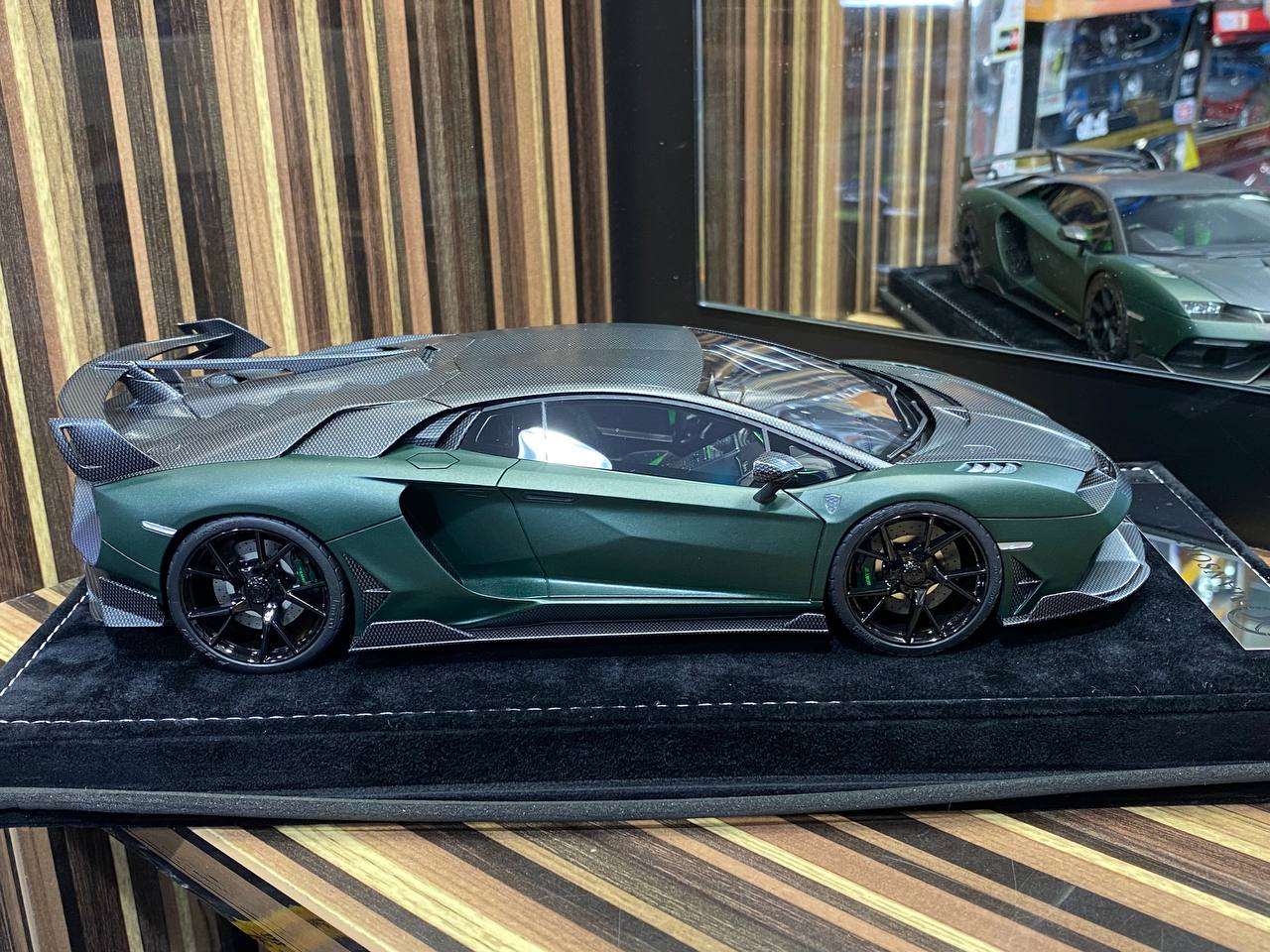 1/18 Diecast Bugatti Mansory Cabrera - Green Model Car|Sold in Dturman.com Dubai UAE.