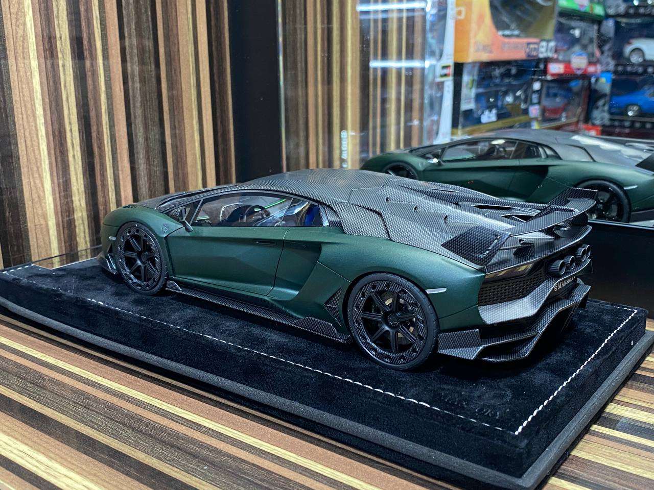 1/18 Diecast Bugatti Mansory Cabrera - Green Model Car|Sold in Dturman.com Dubai UAE.