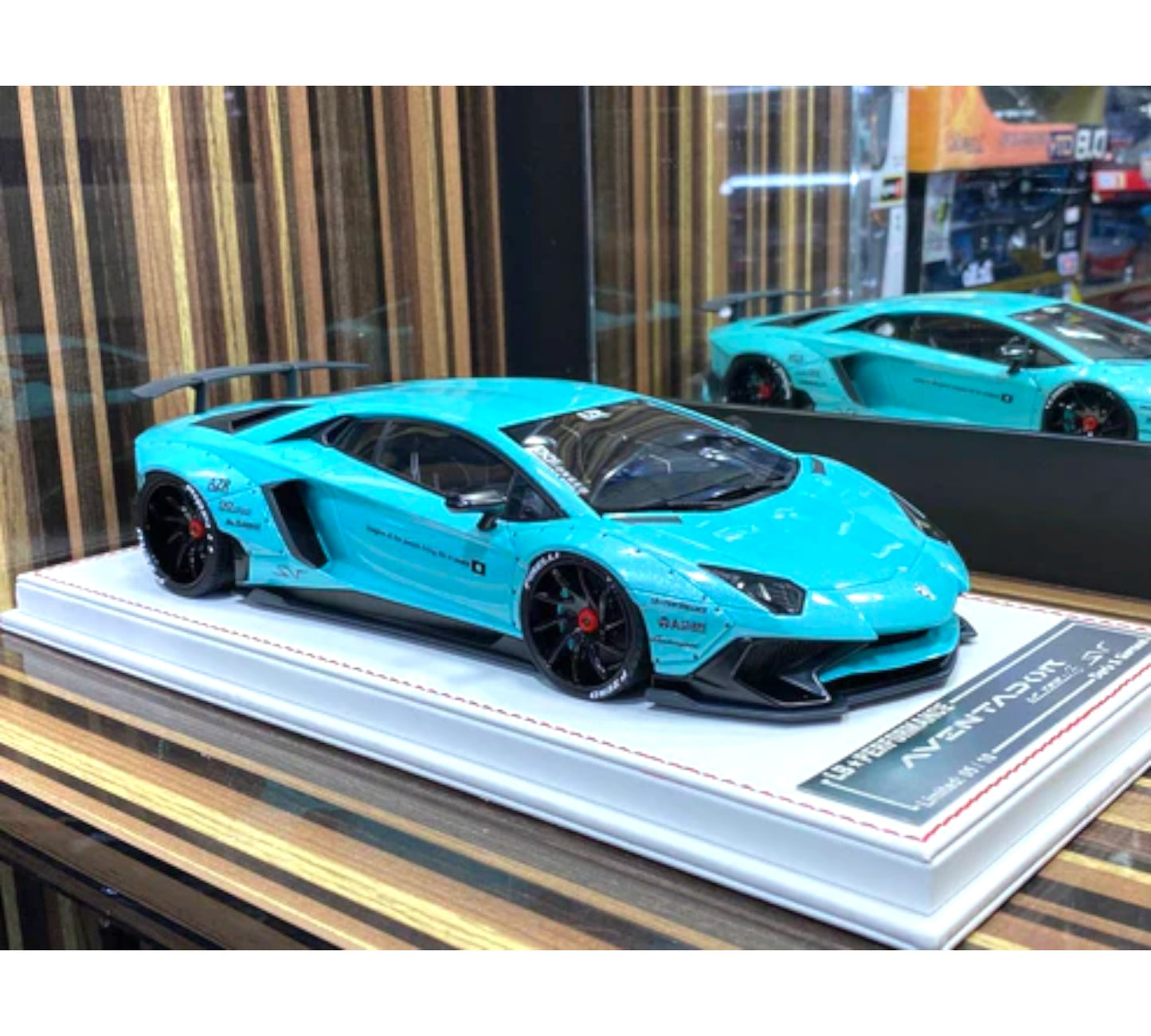 1/18 Davis & Giovanni Lamborghini Aventador SVJ LP 750-4 - Mint Green Model Car|Sold in Dturman.com Dubai UAE.