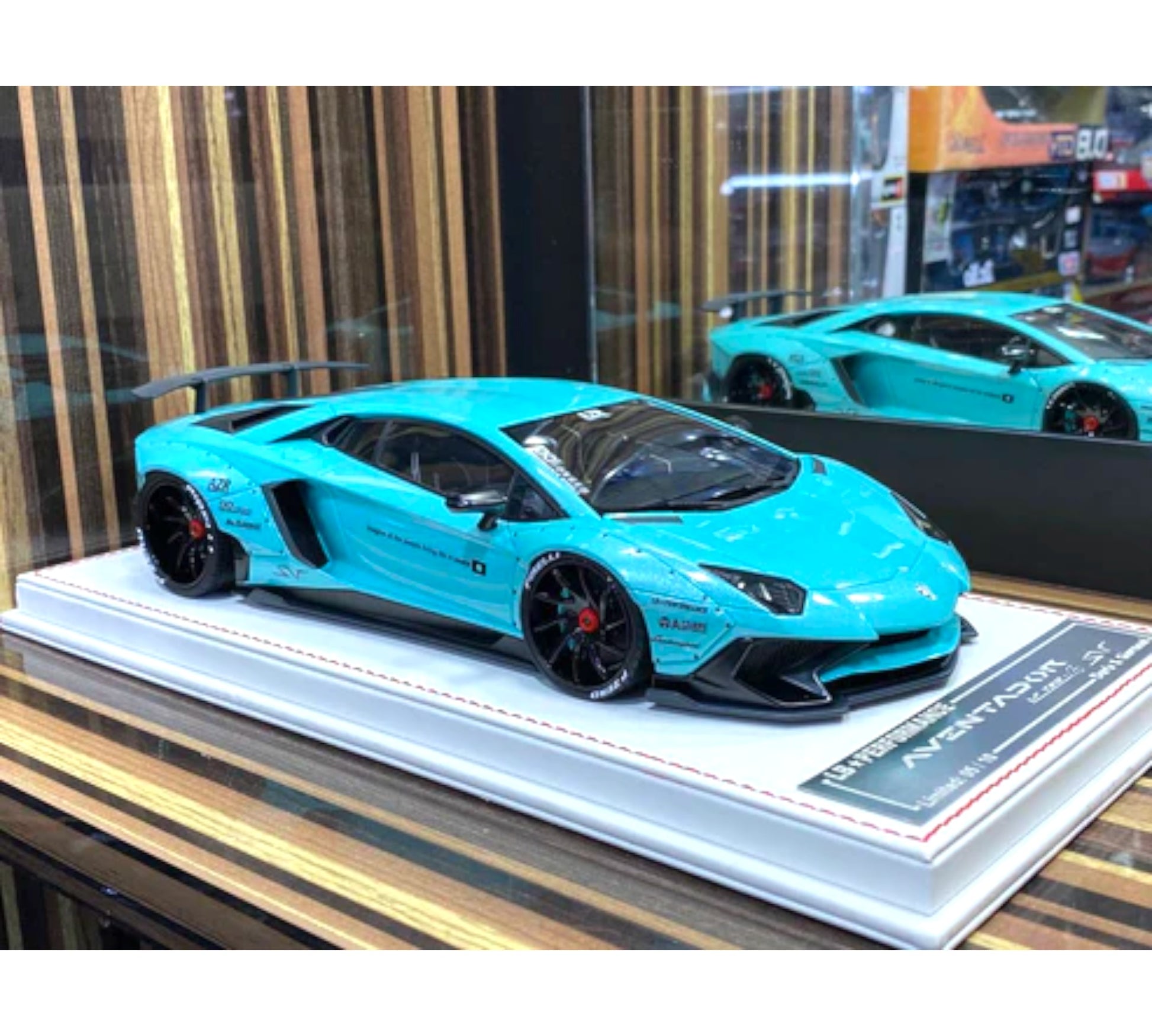 1/18 Davis & Giovanni Lamborghini Aventador SVJ LP 750-4 - Mint Green Model Car|Sold in Dturman.com Dubai UAE.