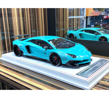 1/18 Davis & Giovanni Lamborghini Aventador SVJ LP 750-4 - Mint Green Model Car|Sold in Dturman.com Dubai UAE.