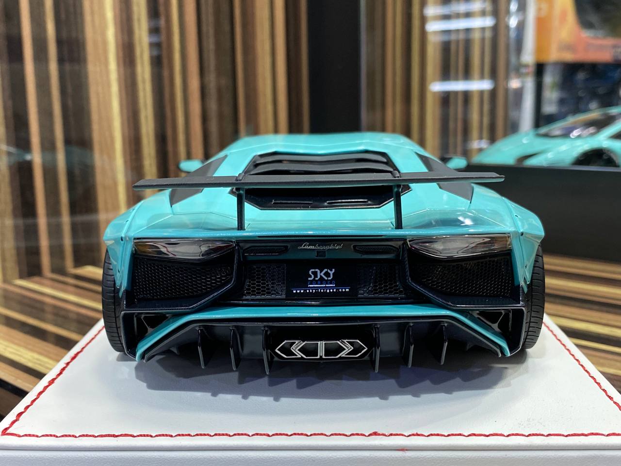 1/18 Davis & Giovanni Lamborghini Aventador SVJ LP 750-4 - Mint Green Model Car|Sold in Dturman.com Dubai UAE.