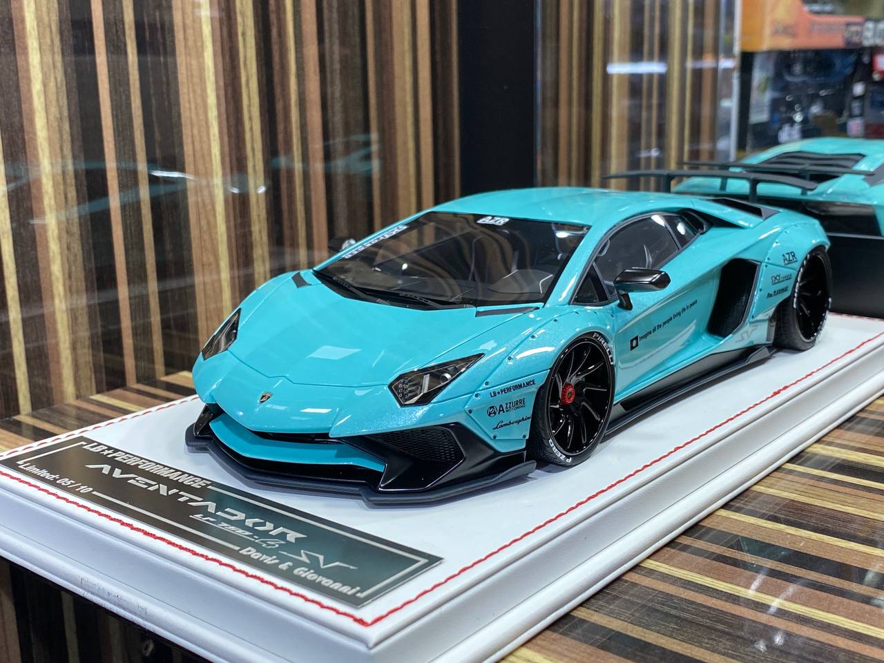1/18 Davis & Giovanni Lamborghini Aventador SVJ LP 750-4 - Mint Green Model Car|Sold in Dturman.com Dubai UAE.