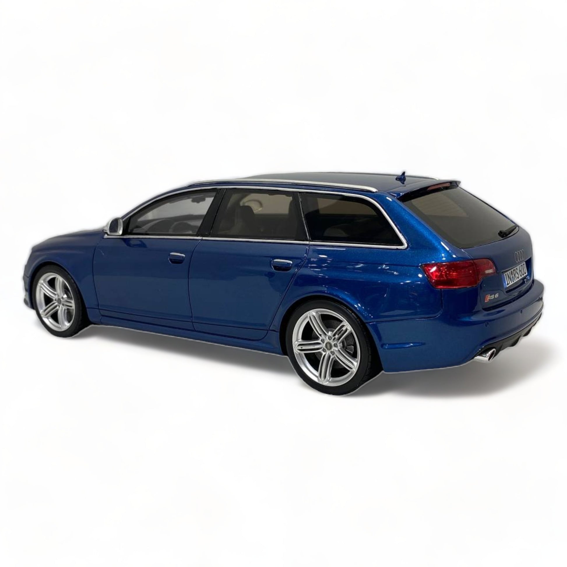 1/18 Diecast OTTO Audi RS 6 - Blue Scale Model Car|Sold in Dturman.com Dubai UAE.