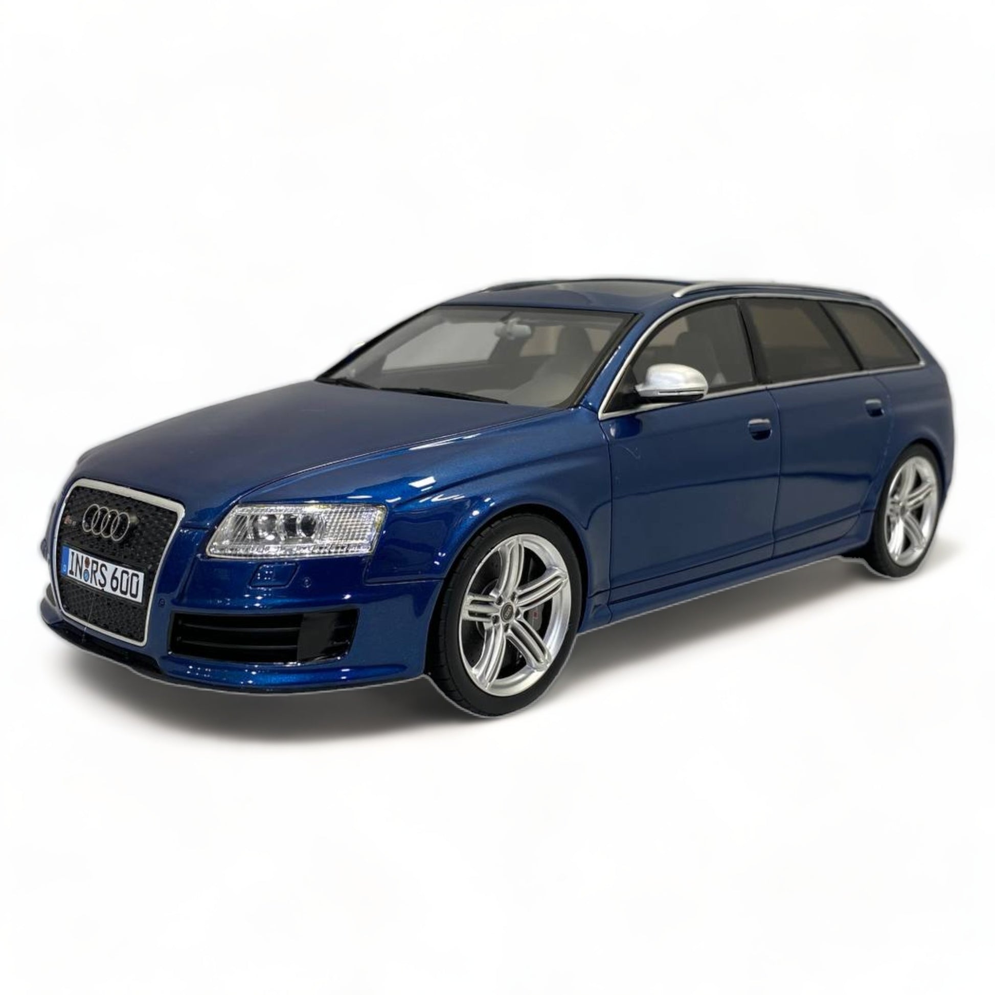 1/18 Diecast OTTO Audi RS 6 - Blue Scale Model Car|Sold in Dturman.com Dubai UAE.