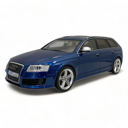 1/18 Diecast OTTO Audi RS 6 - Blue Scale Model Car|Sold in Dturman.com Dubai UAE.